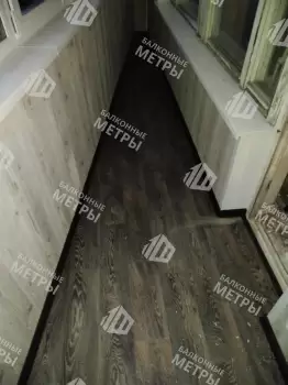 Отделка балкона с утеплением в многоквартирном доме