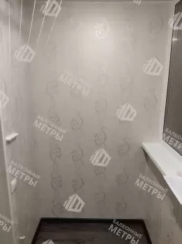 Остекление и отделка балкона под ключ панелями ПВХ и ламинатом