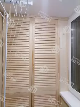 Остекление балкона и установка шкафа и сушилки