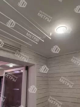 Отделка балкона с установкой теплого пола